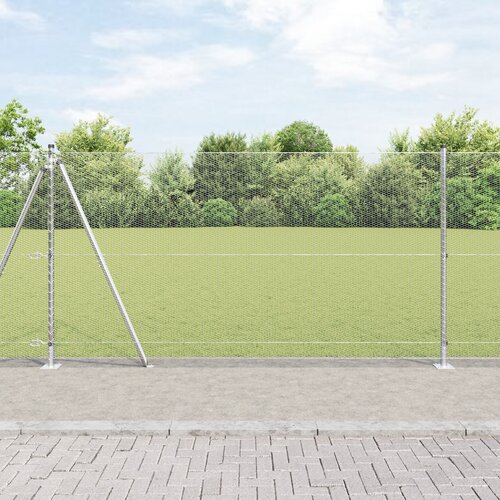 vidaXL hexagonalna ograja 1,2x50 m pocinkano jeklo Cene