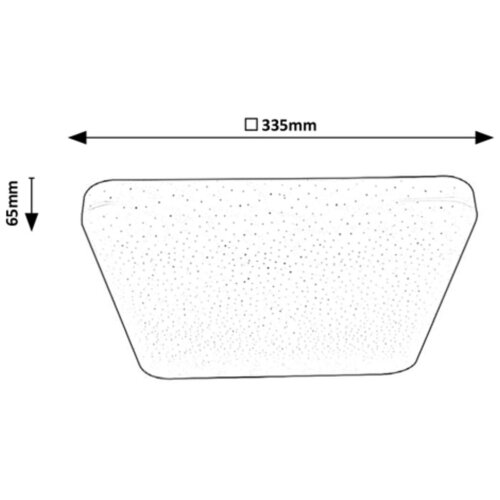 Rabalux lucas plafonjera.led 18W,bela Slike