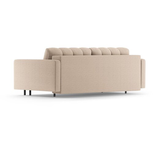 Cosmopolitan Design Bež raztegljiva sedežna garnitura s prostorom za shranjevanje 222 cm Bali &amp;ndash; Slike