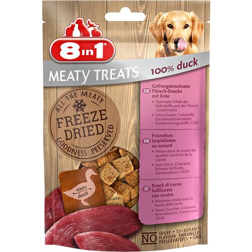 8in1 Meaty Treats - 2 x Pačja prsa (2 x 50 g) Cijene