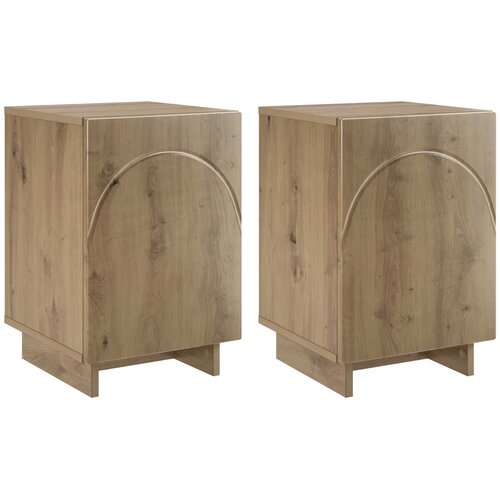  Noćni ormar 2 pcs Hrast artisan 33,5 x 34,5 x 50 cm Slike