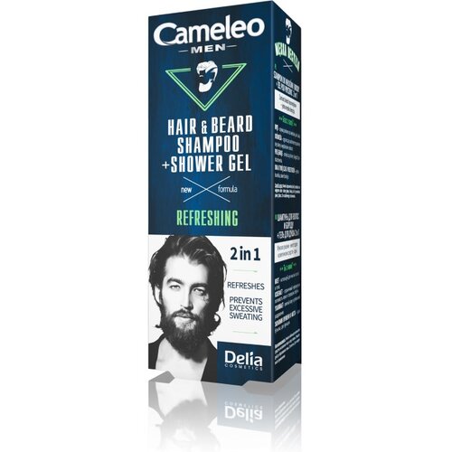 Delia Šampon za kosu i bradu + gel za tuširanje CAMELEO MEN 2u1 150ml Cijene