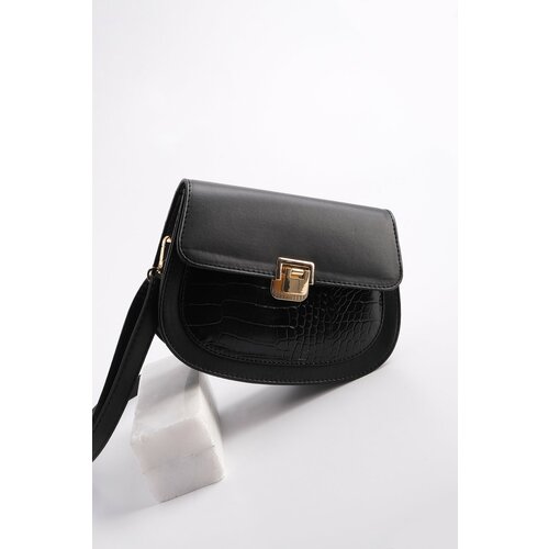 Marjin Women's Adjustable Strap Shoulder Bag Vones Black Slike