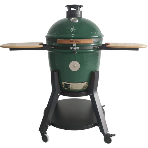 Grill King Kamado 22&amp;quot; keramički ro&amp;scaron;tilj sa stalkom, dimilicom i opremom, 56 cm Slike