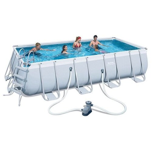 Bestway montažni bazen power steel sa filtar pumpom i ljestvama 549x274x122 cm Slike