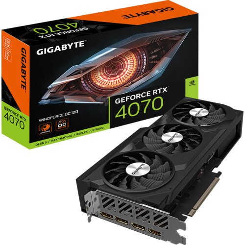 Gigabyte VGA RTX 4070 OC WFWindforce, 12GB 192bit, GDDR63xDP, 1xHDMI; Cijene