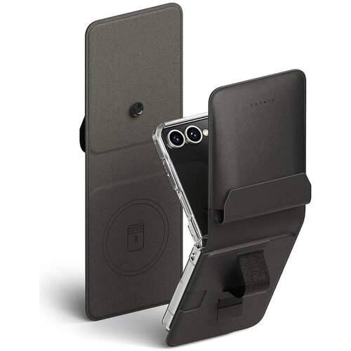 Ringke Magnetna denarnica Folio Grip za Samsung Galaxy Z Flip7 - črna Cene