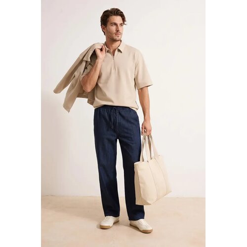 Trendyol MAN mu&scaron;ke pantalone Tmnss26Je00003, mornarsko plava Cene