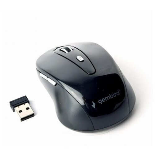  Mi&scaron; GEMBIRD MUSW-6B-01, 6-button wireless optical mouse, black Cijene