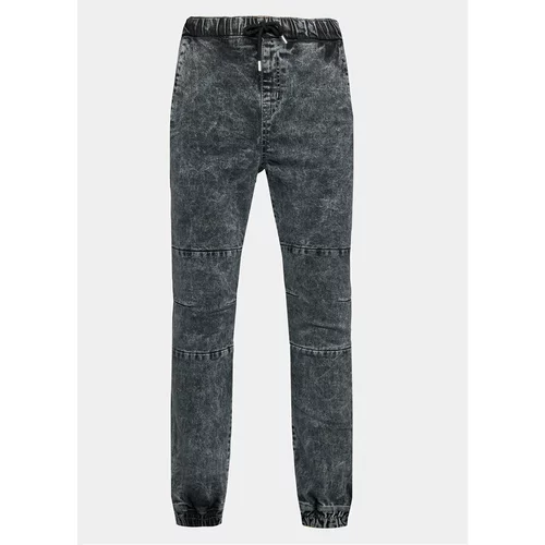 Brave Soul Jeans hlače MJN-DIEGOGREY Siva Skinny Fit