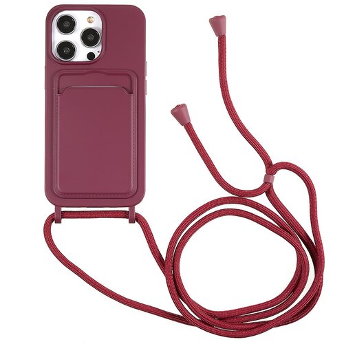 INORCO Ovitek, odporen proti udarcem za iPhone 14 Pro Max, tekoči silikonski ovitek za telefon proti padcem z režo za kartice, trak, (22035729) Slike