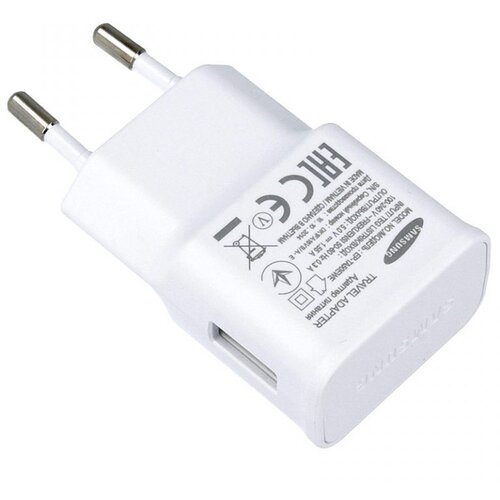 Samsung polnilec za telefone EP-TA50EWE, originalni, brez kabla, bel, 1.55A Cene