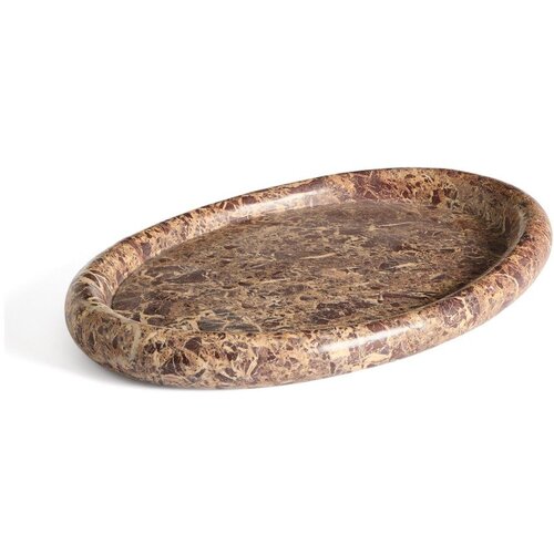 Kave Home Marmorni dekorativni pladenj 28x43 cm Lenorel &ndash; Cene