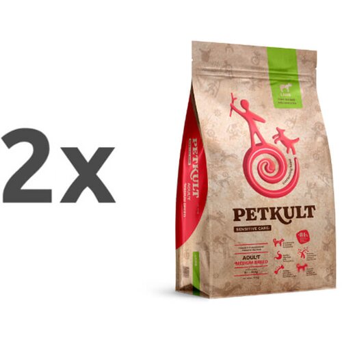Petkult sensitive care adult, medium - jagnjetina 2 x 12 kg Cene