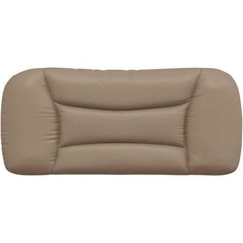 VidaXL Jastuk za uzglavlje boja cappuccina 90 cm od umjetne kože Slike