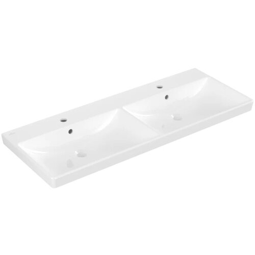 Villeroy Boch 4A23CK01 Avento 120 x 47 cm dvojni keramični umivalnik z 2 odprtinama za armaturo Cene