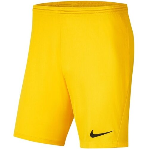 Nike DRI-FIT PARK 3 JR TQO Dječačke nogometne hlačice, žuta, veličina Cene