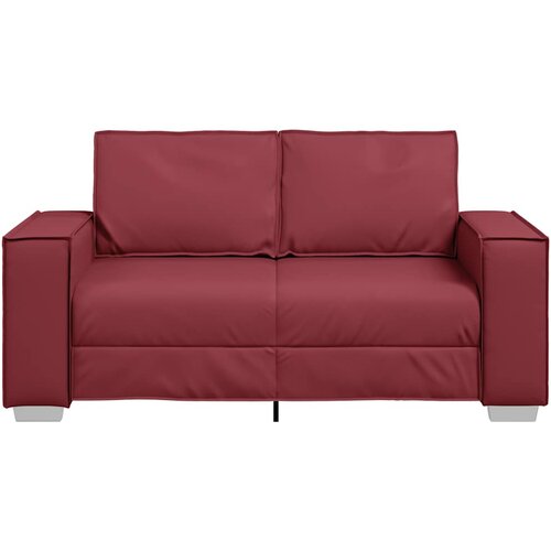  Dvosjed Vinska crvena 160 cm Lažna koža Slike