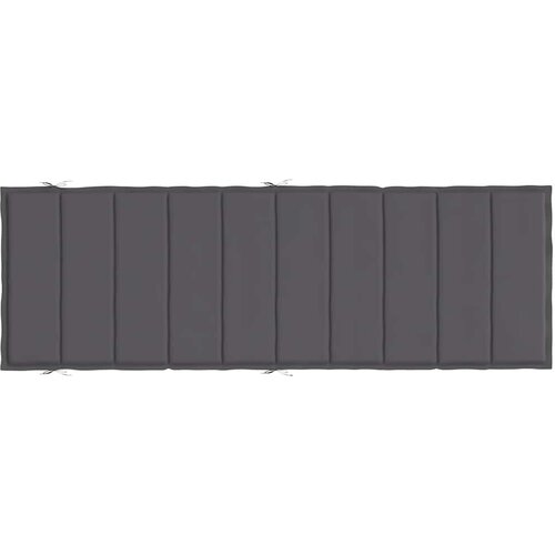  Jastuk za ležaljku antracit 186x58x4 cm od tkanine Oxford Slike
