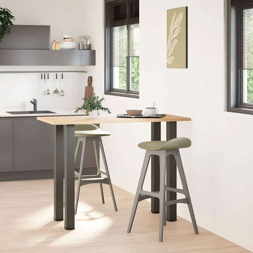  Noge za barsko mizo 4 kosi antracitne 100-102 cm jeklo, (5000241497) Slike