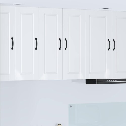  Ormar za Zid PORTO 2 pcs Visoki sjaj bijela 30 x 31 x 80 cm Cene