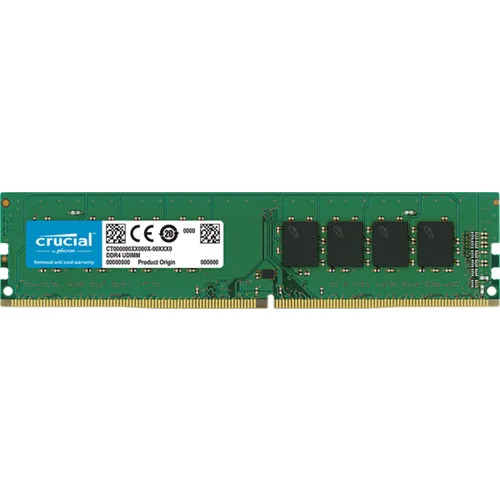 Crucial 16GB DDR4-2400 UDIMM PC4-19200 CL17, 1.2V