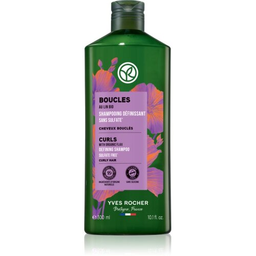 Yves Rocher Boucles &scaron;ampon za kodraste in valovite lase with organic flax 300 ml Cene
