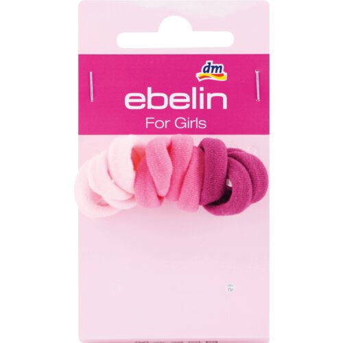 ebelin dečije gumice za kosu - roza 12 kom Cene