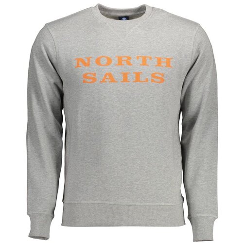 North Sails SWEATSHIRT WITHOUT ZIP MAN GRAY Slike