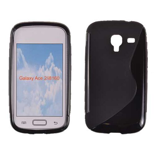  S silikonski ovitek Samsung Galaxy Ace 2 i8160 črn Slike