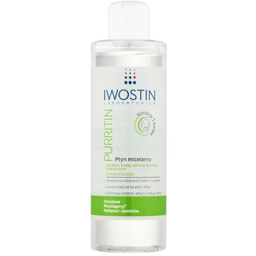 Iwostin Purritin micelarna voda za čišćenje za masno lice sklono aknama 215 ml