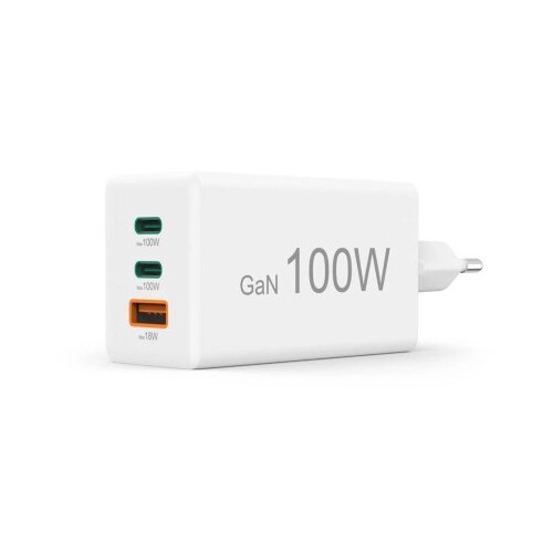 Hama polnilec 201997, 100 W, PD, QC, GaN, 2x USB-C, 1x USB-A Cene