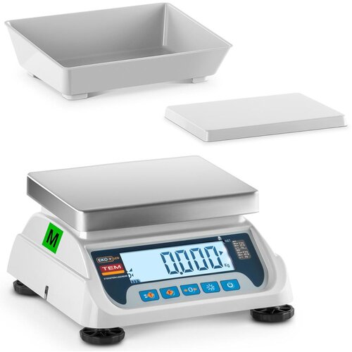 TEM Namizna tehtnica 2 platformi RS232 vmesnik 6 kg / 2g LCD M LEGALIZACIJA, (21505540) Cene