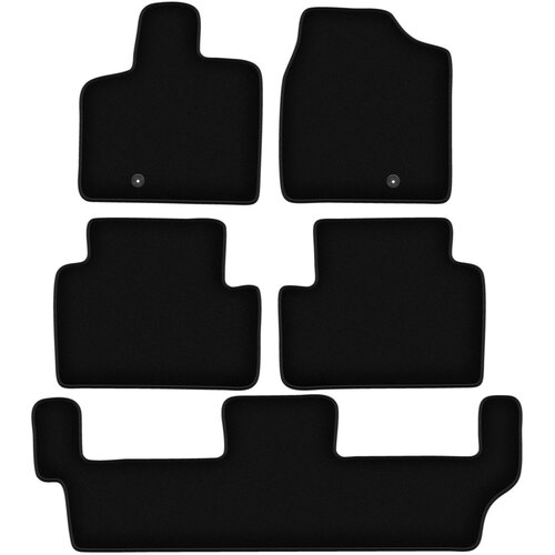 Wielganizator Osnovne črne velur preproge za: Chrysler Voyager V 7-sedežni (2008-2011), (22128997) Cene