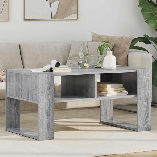  Klubska miza Siva Sonoma 92 x 53 x 45 cm Konstruiran les, (5000121311) Cene