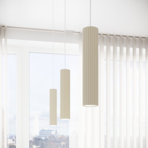 Sollux Lighting Sollux SL.1592 - Luster na sajli KARBON 1xGU10/10W/230V krem Slike