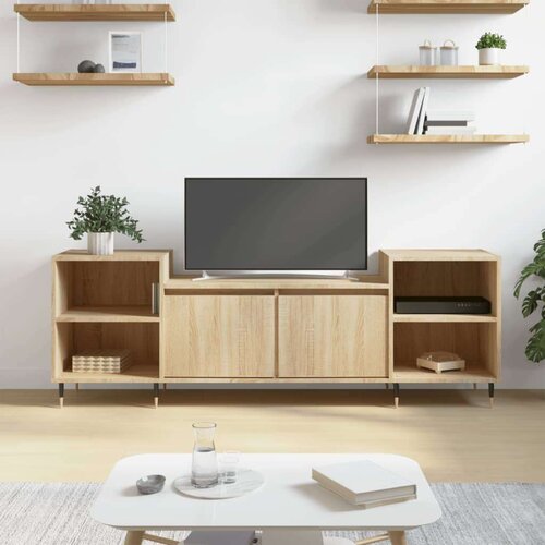 TV omarica sonoma hrast 160x35x55 cm inženirski les, (20912329) Cene