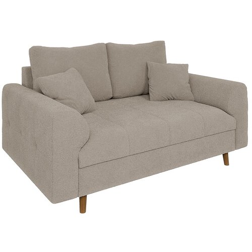 Ropez Bež sofa od bouclé tkanine 150 cm Ariella – Cijene