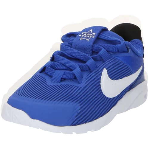Nike Sportske cipele 'Star Runner 4' plava / crna / bijela