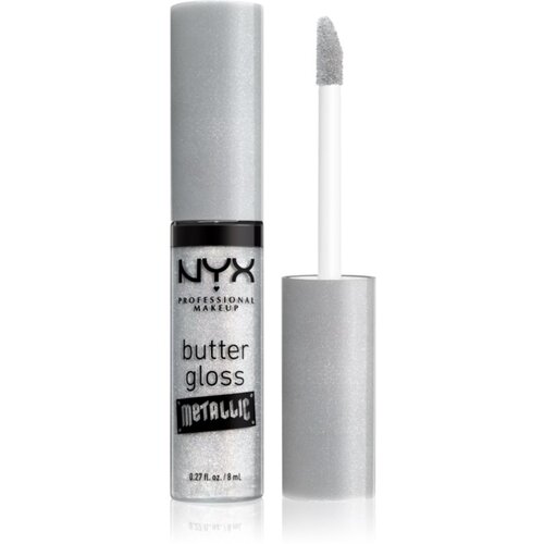 NYX Professional Makeup Butter Gloss Metallic metalik sjajilo za usne nijansa 10 Ice 8 ml Cijene