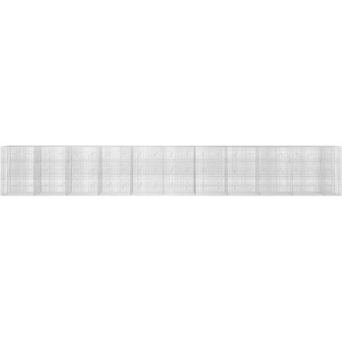 Gabion s 5 mm žicom i mrežom 5x5 cm 1050x20x150 cm Slike
