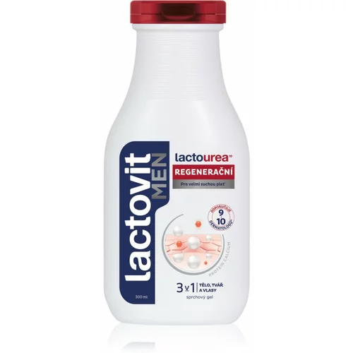 Lactovit LactoUrea gel za prhanje za moške 3v1 300 ml