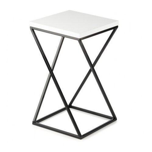  Stalak za cveće LOFT 40x24 cm crna/bela Slike