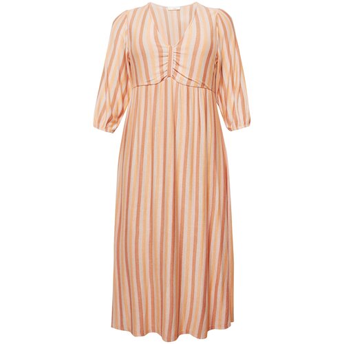 Guido Maria Kretschmer Curvy Collection Obleka &amp;#039;Malou&amp;#039; pastelno zelena / oranžna / marelica / roza Slike