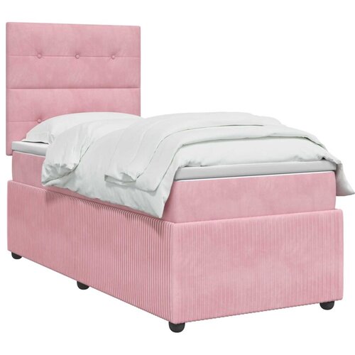  Boxspring krevet s madracem Ružičasta 90 x 190 cm Bar&scaron;un - Ružičasta 90 x 190 cm Pro&scaron;iveno gumbima Cijene