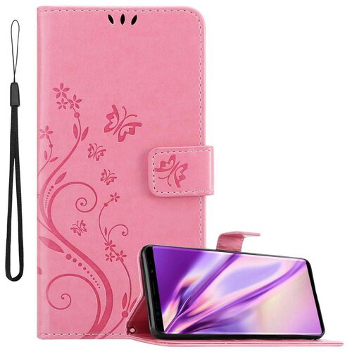 Cadorabo Samsung Galaxy NOTE 9 v klasična zlata - ovitek v cvetličnem dizajnu z magnetnim zapiranjem, stoječo funkcijo in režami za kartice, (20562405) Cene