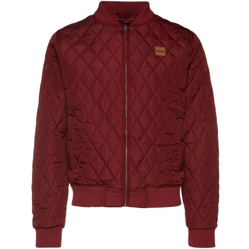 Urban Classics Prehodna jakna &amp;#039;Diamond Quilt&amp;#039; burgund Slike