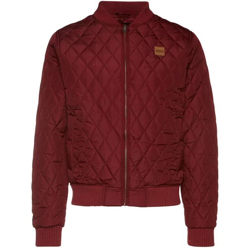 Urban Classics Prehodna jakna 'Diamond Quilt' burgund