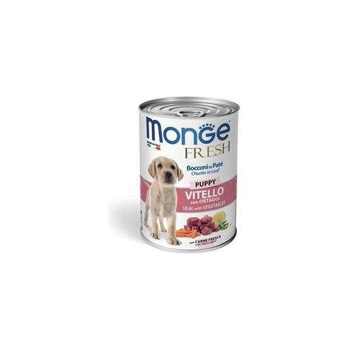 Monge fresh dog Puppy Teletina in Zelenjava 400 g Cene