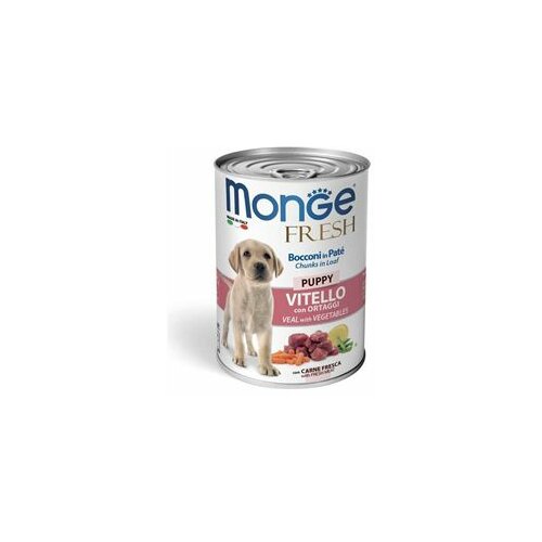 Monge Fresh - konzerva za štence Puppy teletina i povrće 400gr Slike